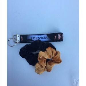 Supernatural Key chain and Scrunchie bundle!